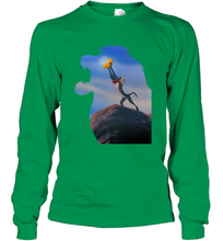 Load image into Gallery viewer, Disney Lion King Rafiki Holding Baby Simba Long Sleeve T-Shirt