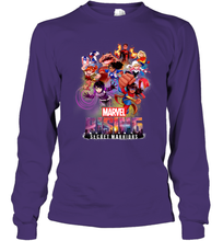 Load image into Gallery viewer, Marvel Rising Secret Warriors Hero Action Pose Collage Long Sleeve T-Shirt