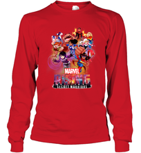 Load image into Gallery viewer, Marvel Rising Secret Warriors Hero Action Pose Collage Long Sleeve T-Shirt