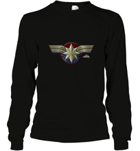 Load image into Gallery viewer, Marvel Captain Marvel Movie Chest Symbol Long Sleeve T-Shirt