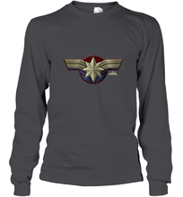 Load image into Gallery viewer, Marvel Captain Marvel Movie Chest Symbol Long Sleeve T-Shirt