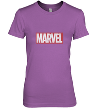 Load image into Gallery viewer, Marvel Classic Distressed Logo Women's Premium T-Shirt