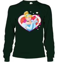 Load image into Gallery viewer, Disney Cinderella Valentine's Sparkle Hearts Long Sleeve T-Shirt