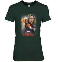Load image into Gallery viewer, Marvel Captain Marvel Powers Portrait Women's Premium T-Shirt
