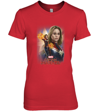 Load image into Gallery viewer, Marvel Captain Marvel Powers Portrait Women's Premium T-Shirt