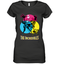 Load image into Gallery viewer, Disney Pixar Incredibles 3 Spotlights Women's V-Neck T-Shirt