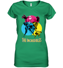 Load image into Gallery viewer, Disney Pixar Incredibles 3 Spotlights Women's V-Neck T-Shirt