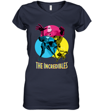 Load image into Gallery viewer, Disney Pixar Incredibles 3 Spotlights Women's V-Neck T-Shirt