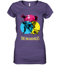 Load image into Gallery viewer, Disney Pixar Incredibles 3 Spotlights Women's V-Neck T-Shirt