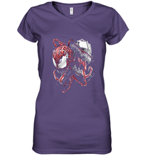 Load image into Gallery viewer, Marvel Carnage and Venom Premium Graphict Women's V-Neck T-Shirt