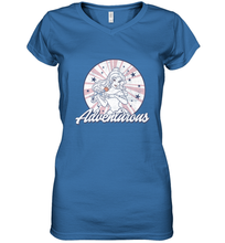 Load image into Gallery viewer, Disney Beauty and the Beast Adventurous Women's V-Neck T-Shirt