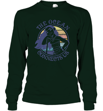 Load image into Gallery viewer, Disney Moana The Ocean Connects Us Sunset Long Sleeve T-Shirt