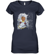 Load image into Gallery viewer, Marvel X Men They Call Me Storm 90s Retro Women's V-Neck T-Shirt