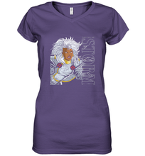 Load image into Gallery viewer, Marvel X Men They Call Me Storm 90s Retro Women's V-Neck T-Shirt