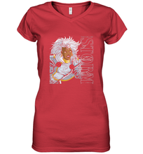 Load image into Gallery viewer, Marvel X Men They Call Me Storm 90s Retro Women's V-Neck T-Shirt