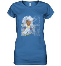 Load image into Gallery viewer, Marvel X Men They Call Me Storm 90s Retro Women's V-Neck T-Shirt