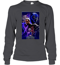 Load image into Gallery viewer, Marvel Black Panther Movie Wakanda Purple Poster Long Sleeve T-Shirt