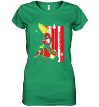 Load image into Gallery viewer, Marvel Captain Marvel Carol Danvers Women's V-Neck T-Shirt