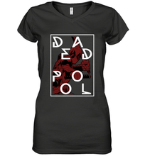 Load image into Gallery viewer, Marvel Deadpool Is Ready Urban Streetwear Women's V-Neck T-Shirt