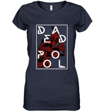 Load image into Gallery viewer, Marvel Deadpool Is Ready Urban Streetwear Women's V-Neck T-Shirt