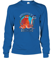 Load image into Gallery viewer, Disney Pixar Finding Dory Hank and Dory Adventure Is Brewing Long Sleeve T-Shirt