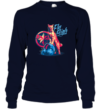 Load image into Gallery viewer, Marvel Captain Marvel Fly High Goose Cat Long Sleeve T-Shirt