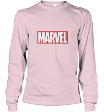 Load image into Gallery viewer, Marvel Classic Distressed Logo Long Sleeve T-Shirt