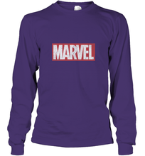 Load image into Gallery viewer, Marvel Classic Distressed Logo Long Sleeve T-Shirt