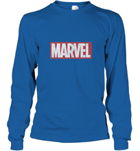 Load image into Gallery viewer, Marvel Classic Distressed Logo Long Sleeve T-Shirt