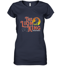 Load image into Gallery viewer, Disney Lion King Distressed 1994 Logo Women's V-Neck T-Shirt