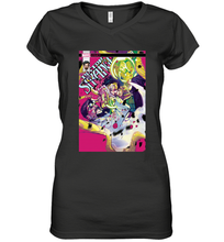Load image into Gallery viewer, Marvel Doctor Strange Loki Fight Comic Cover Women's V-Neck T-Shirt