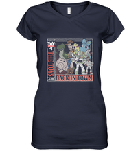 Load image into Gallery viewer, Disney Pixar Toy Story 4 Toys Are Back In Town Women's V-Neck T-Shirt