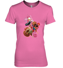 Load image into Gallery viewer, Marvel Rising Secret Warriors Group Shot Action Pose Women's Premium T-Shirt