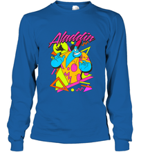 Load image into Gallery viewer, Disney Aladdin Genie In A Shirt Retro Abstract Long Sleeve T-Shirt