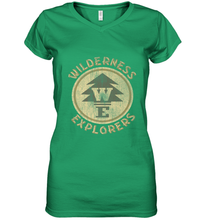 Load image into Gallery viewer, Disney Pixar Up Wilderness Explorer Badge Women's V-Neck T-Shirt