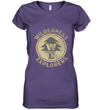 Load image into Gallery viewer, Disney Pixar Up Wilderness Explorer Badge Women's V-Neck T-Shirt