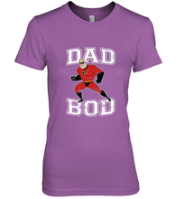 Load image into Gallery viewer, Disney Pixar Incredibles Mr. Incredible Dad Bod Portrait Women's Premium T-Shirt