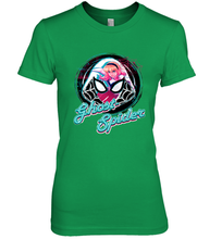 Load image into Gallery viewer, Marvel Rising Secret Warriors Ghost Spider Portrait Badge Women's Premium T-Shirt