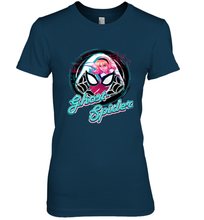 Load image into Gallery viewer, Marvel Rising Secret Warriors Ghost Spider Portrait Badge Women's Premium T-Shirt