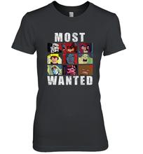 Load image into Gallery viewer, Marvel X Men Most Wanted Villains Retro Women's Premium T-Shirt