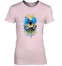 Load image into Gallery viewer, Marvel Black Panther King T�Challa Blue and Gold Women's Premium T-Shirt