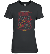 Load image into Gallery viewer, Marvel Avengers Quinjet Neon Lights Women's Premium T-Shirt