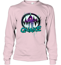 Load image into Gallery viewer, Marvel Rising Secret Warriors Quake Action Pose Logo Long Sleeve T-Shirt
