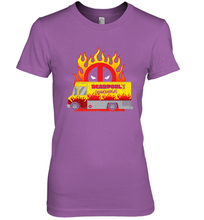 Load image into Gallery viewer, Marvel Deadpool Chimichangas Food Truck Women's Premium T-Shirt