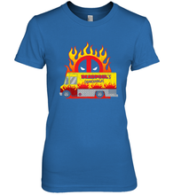 Load image into Gallery viewer, Marvel Deadpool Chimichangas Food Truck Women's Premium T-Shirt