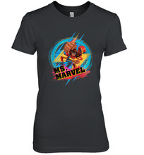 Load image into Gallery viewer, Marvel Rising Secret Warriors Ms. Marvel Portrait Logo Women's Premium T-Shirt