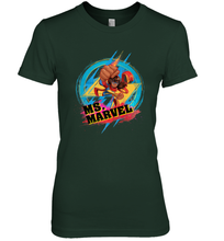 Load image into Gallery viewer, Marvel Rising Secret Warriors Ms. Marvel Portrait Logo Women's Premium T-Shirt