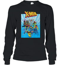 Load image into Gallery viewer, Marvel X Men Animated Series Poster Retro 90s Long Sleeve T-Shirt