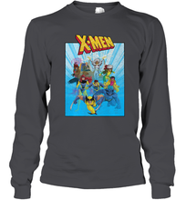 Load image into Gallery viewer, Marvel X Men Animated Series Poster Retro 90s Long Sleeve T-Shirt