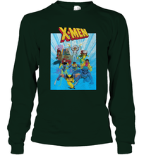 Load image into Gallery viewer, Marvel X Men Animated Series Poster Retro 90s Long Sleeve T-Shirt